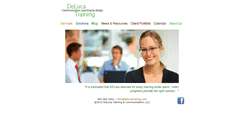 Desktop Screenshot of delucatraining.com